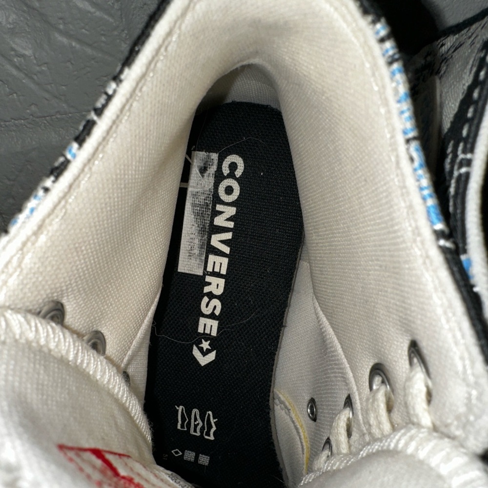 Converse Jacquard Run Star Hike Hi Sneakers Size 37.5 - Picture 7 of 9